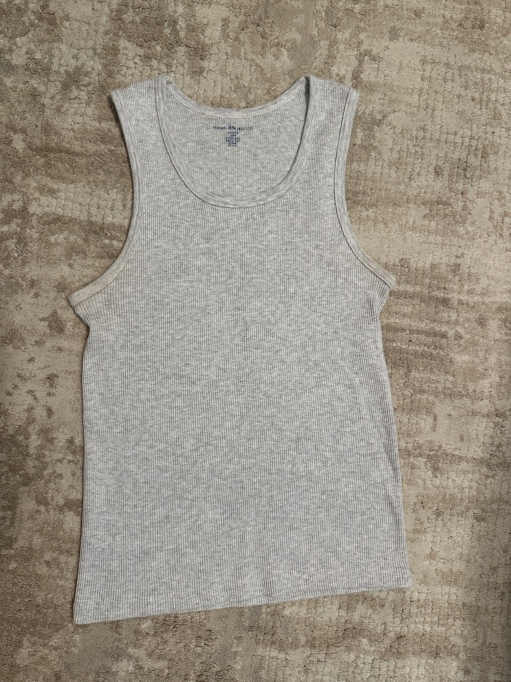 Brandy Melville Gray Ribbed Tank